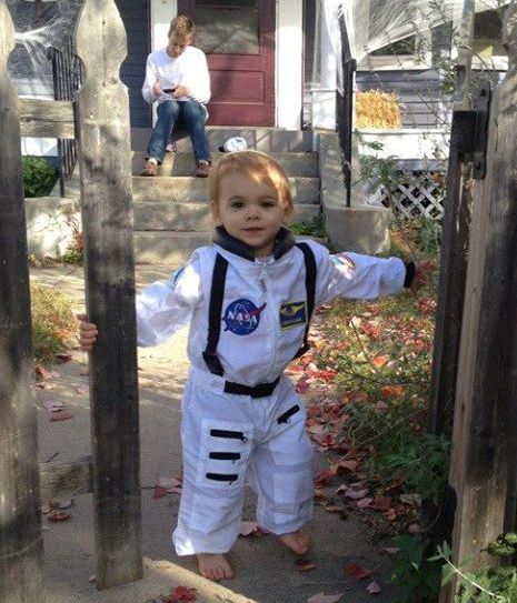 baby girl astronaut costume