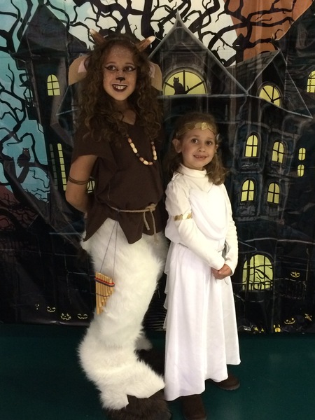 Satyr and Greek Goddess 