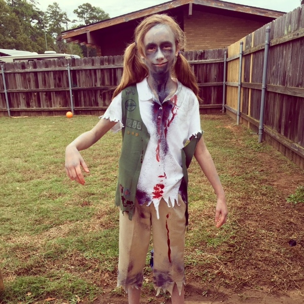 Zombie Girl Scout